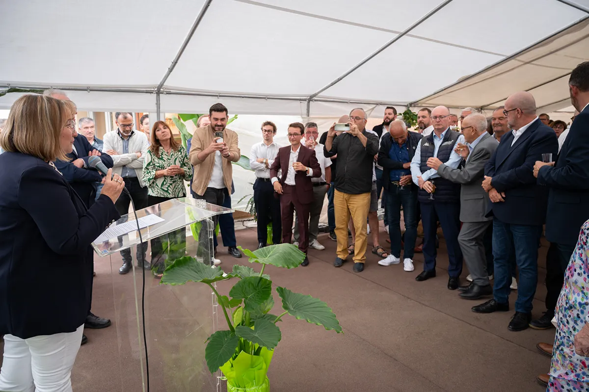Anniversaire entreprise Drôme Ardèche Inauguration Reportage photo